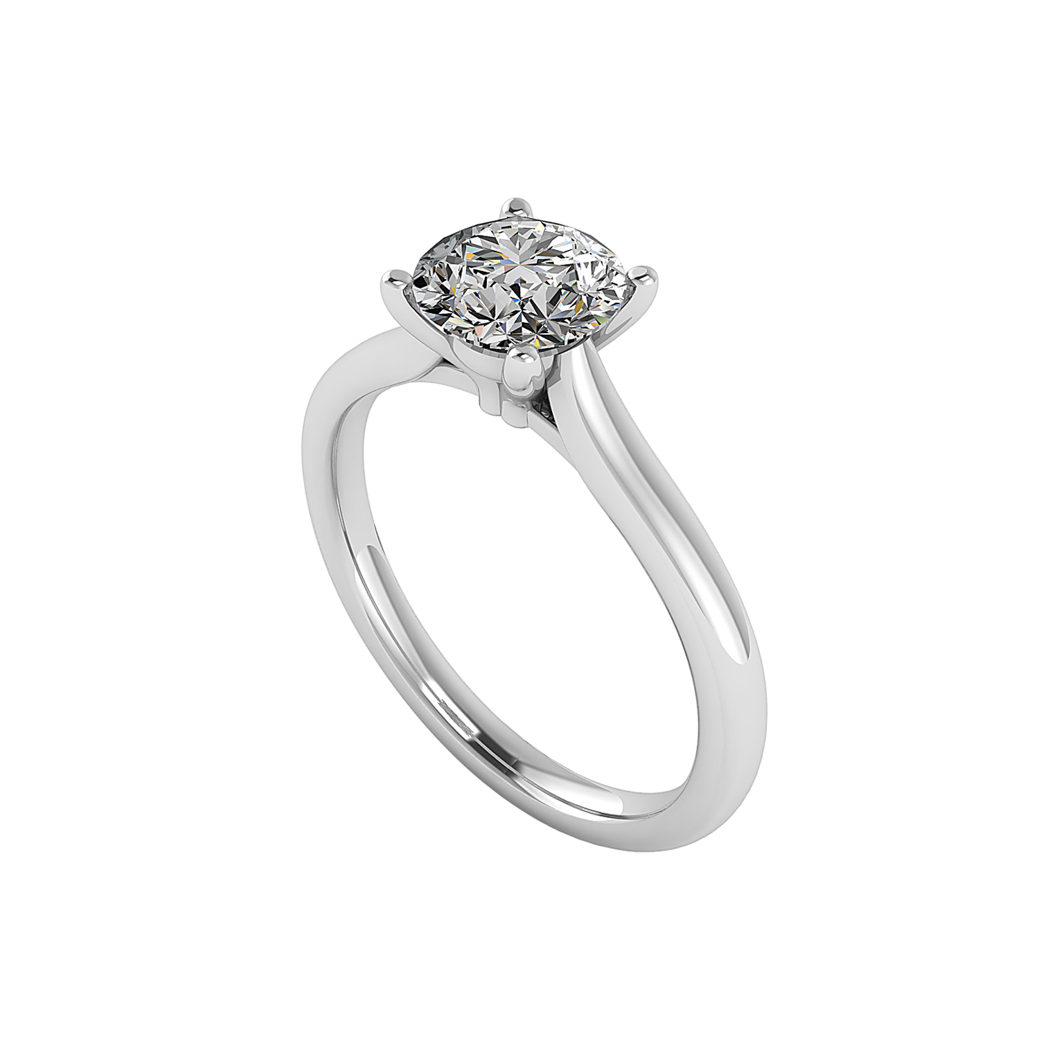 Adalynn Cathedral Solitaire Engagement Ring